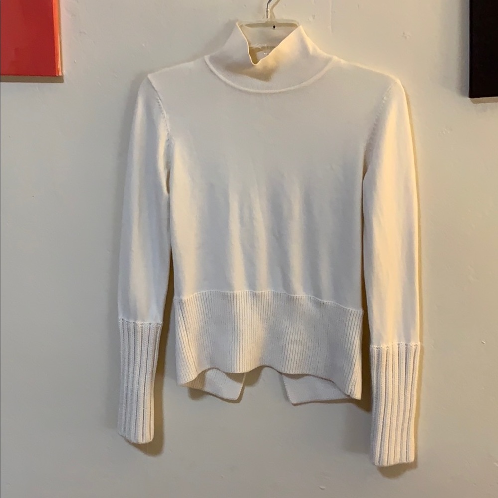 Karen Millen Turtleneck Cream Sweater